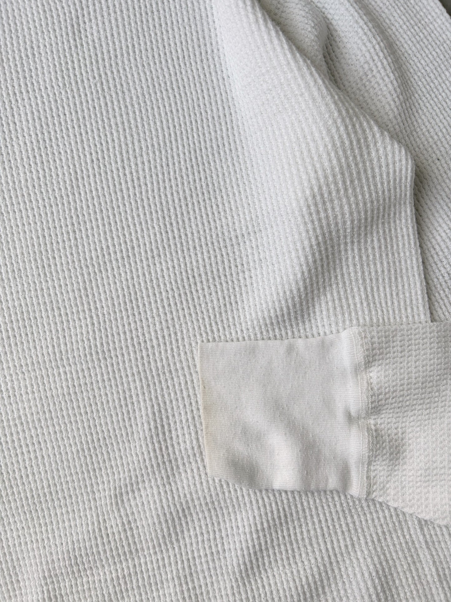White Thermal Shirt 70's - Large