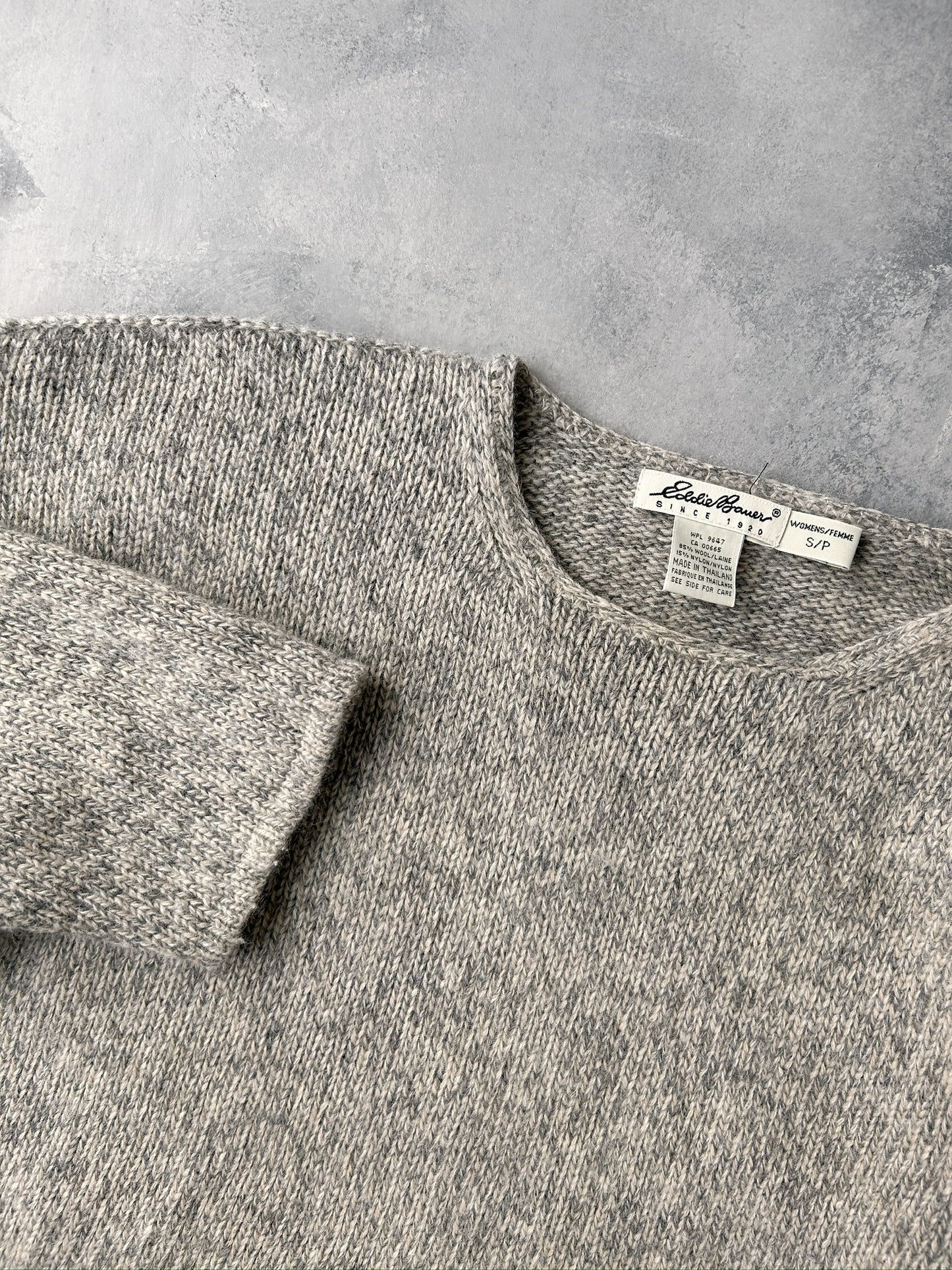 Gray Sweater 90's - Small