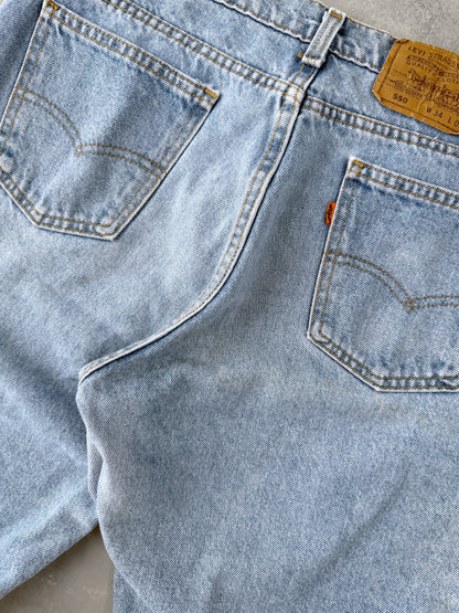 Light Blue Levi's Jorts 90's - 34