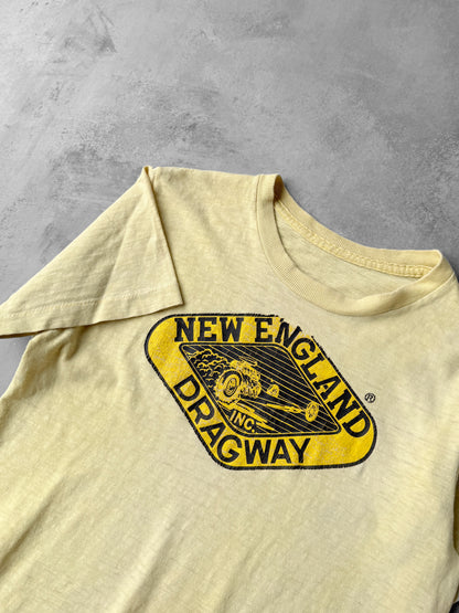 New England Dragway T-Shirt 70's - XS