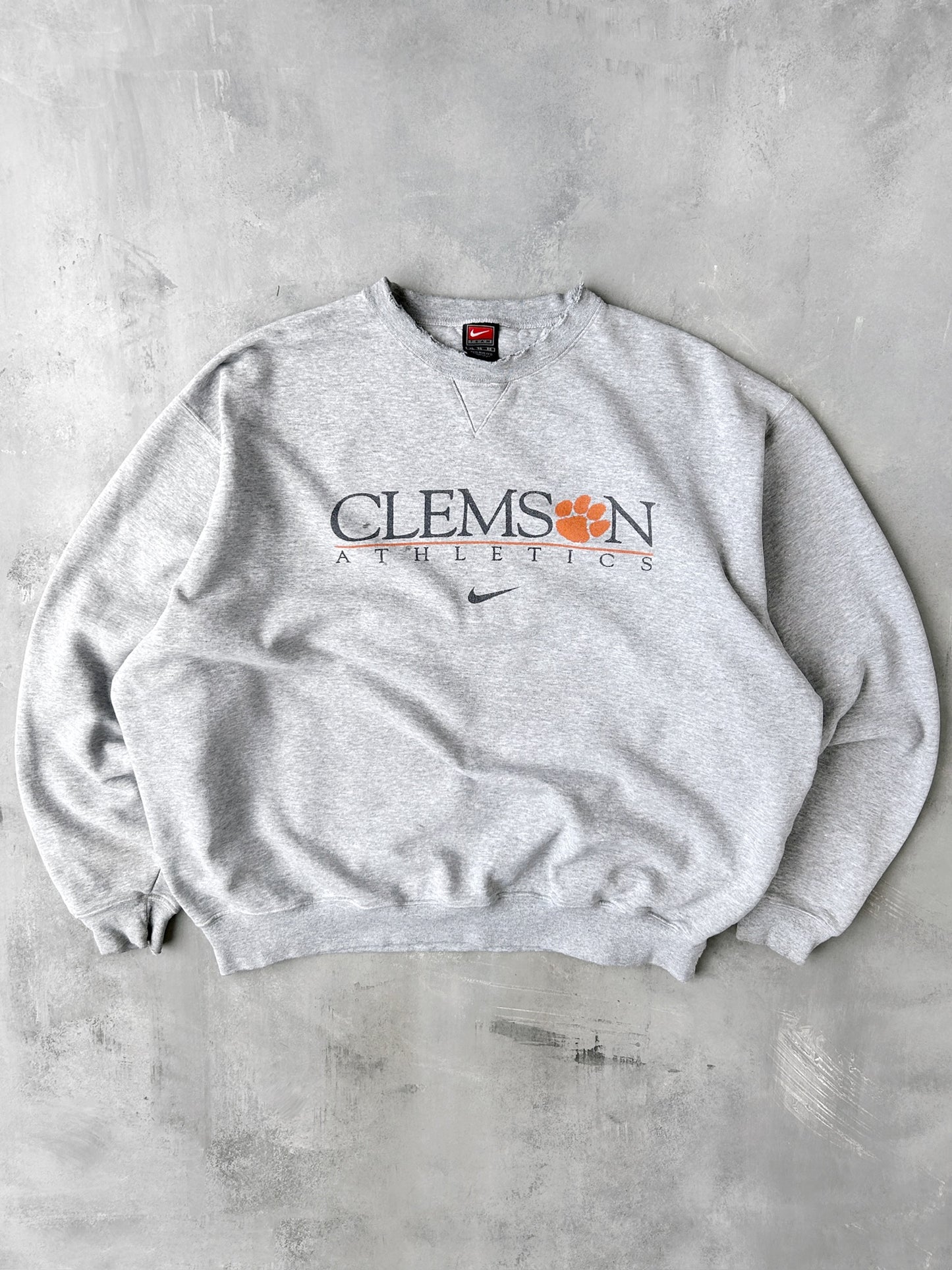 Clemson University Athletics Sweatshirt 00's - XL