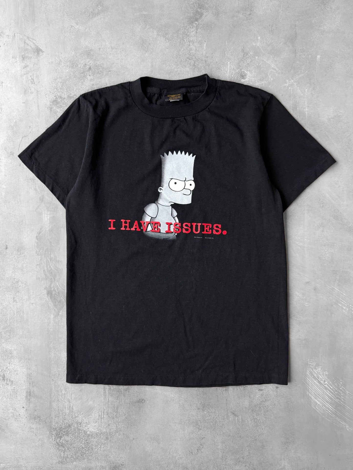 Bart Simpson Issues T-Shirt '01 - Medium