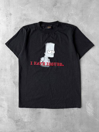 Bart Simpson Issues T-Shirt '01 - Medium