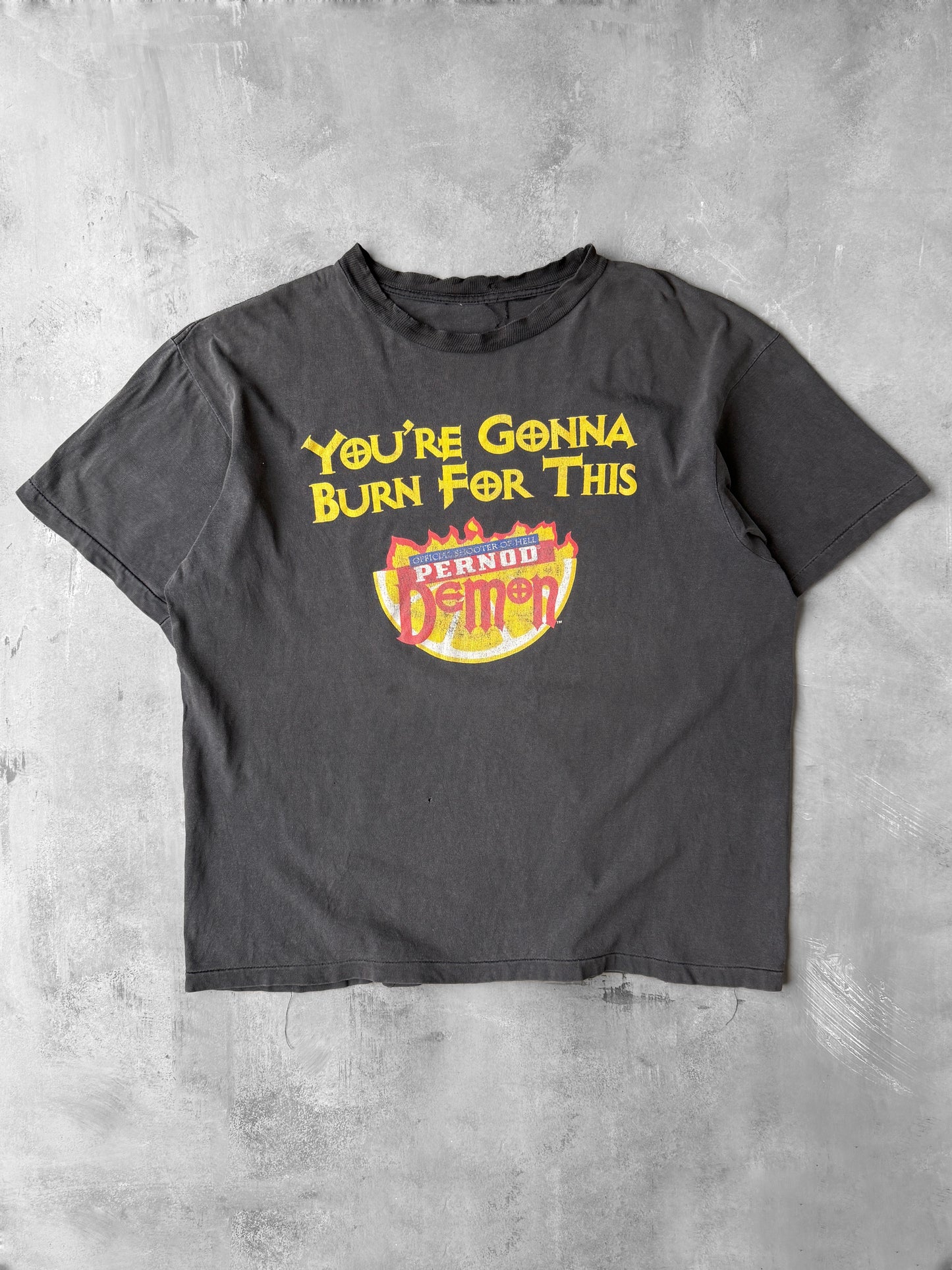 Pernod Demon T-Shirt 90's - XL