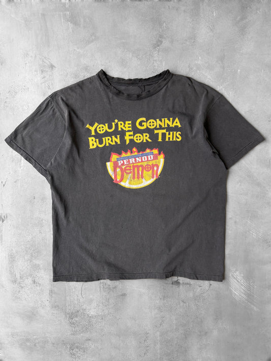 Pernod Demon T-Shirt 90's - XL