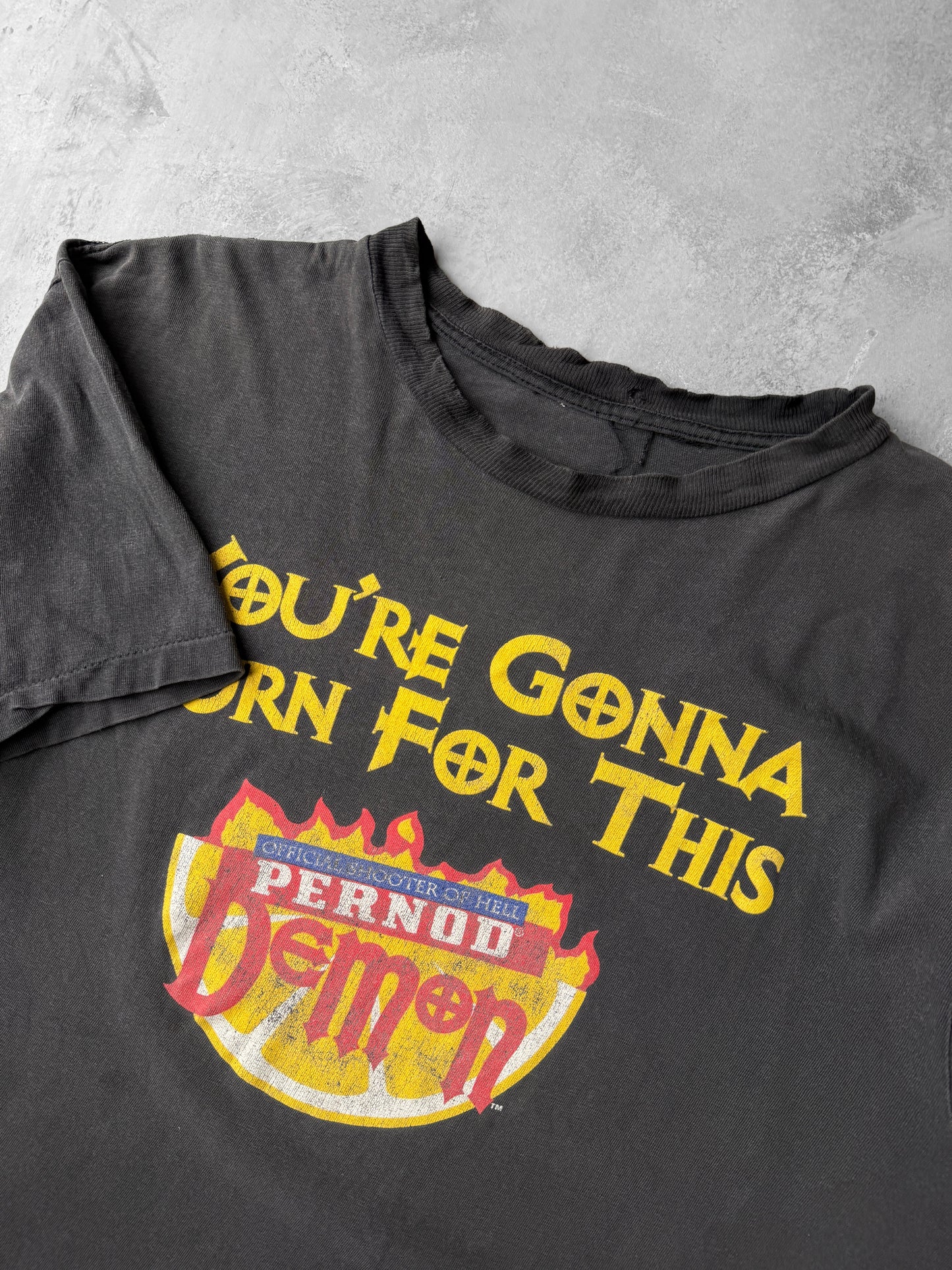 Pernod Demon T-Shirt 90's - XL