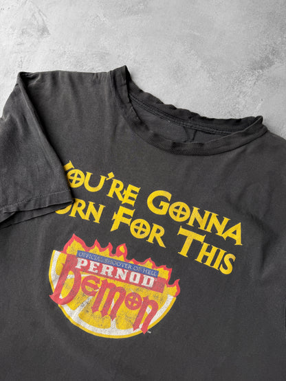 Pernod Demon T-Shirt 90's - XL