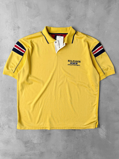 Tommy Hilfiger Mesh Polo Shirt Y2K  - XL
