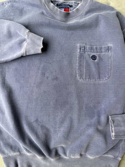Faded Pocket Sweatshirt 90's - Small / Medium