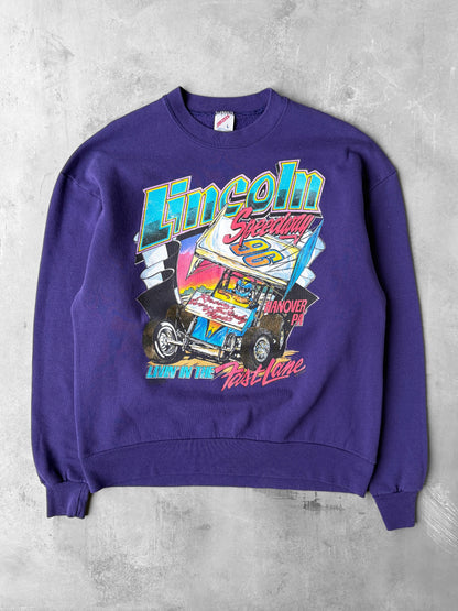 Lincoln Speedway Drag Racing Sweatshirt '96 - Medium