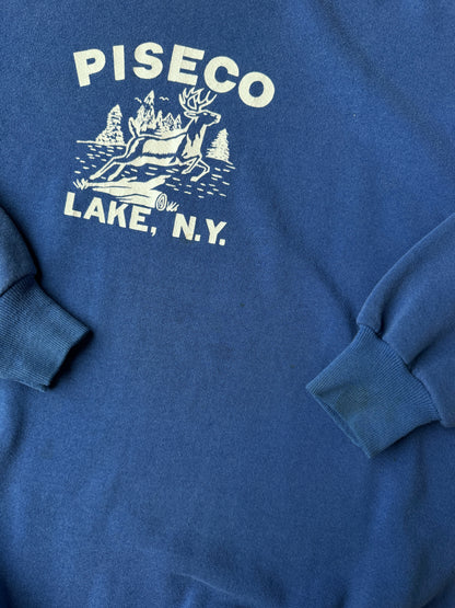 Piseco Lake, NY Sweatshirt 90's - XXL