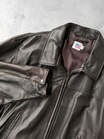 The Heart & Soul of Boxing Leather Jacket 90's - XL