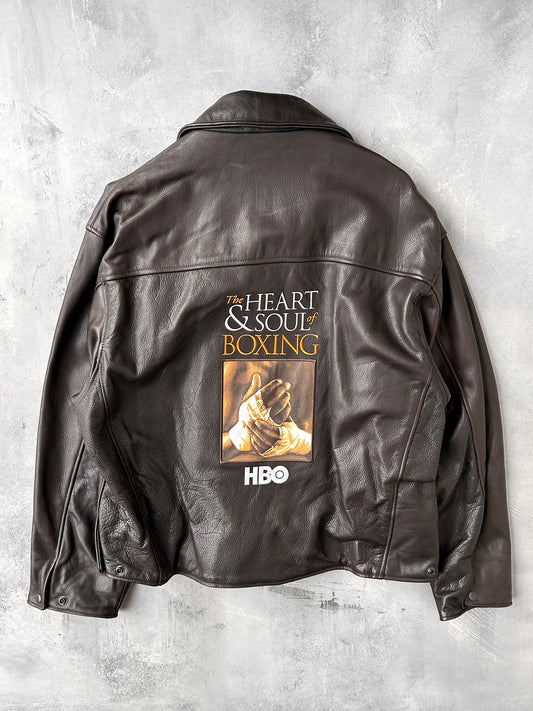 The Heart & Soul of Boxing Leather Jacket 90's - XL