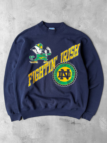 University of Notre Dame Sweatshirt 90's - Large