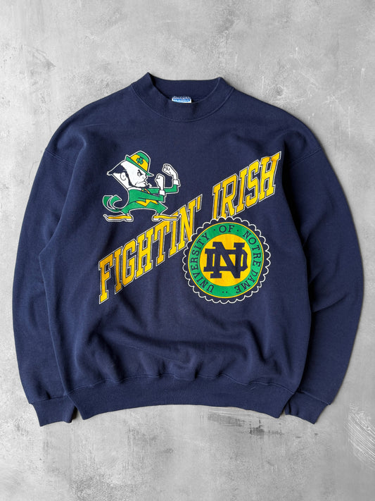 University of Notre Dame Sweatshirt 90's - Large