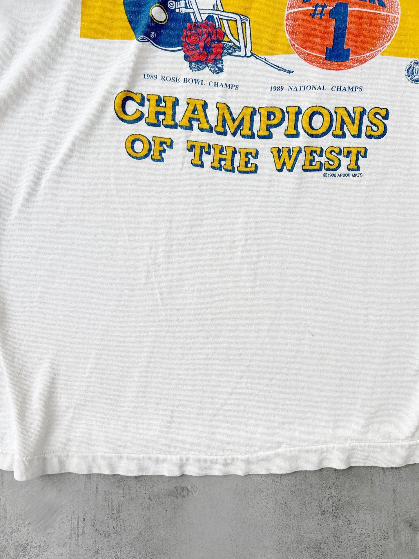 University of Michigan Basketball T-Shirt '89 - XL