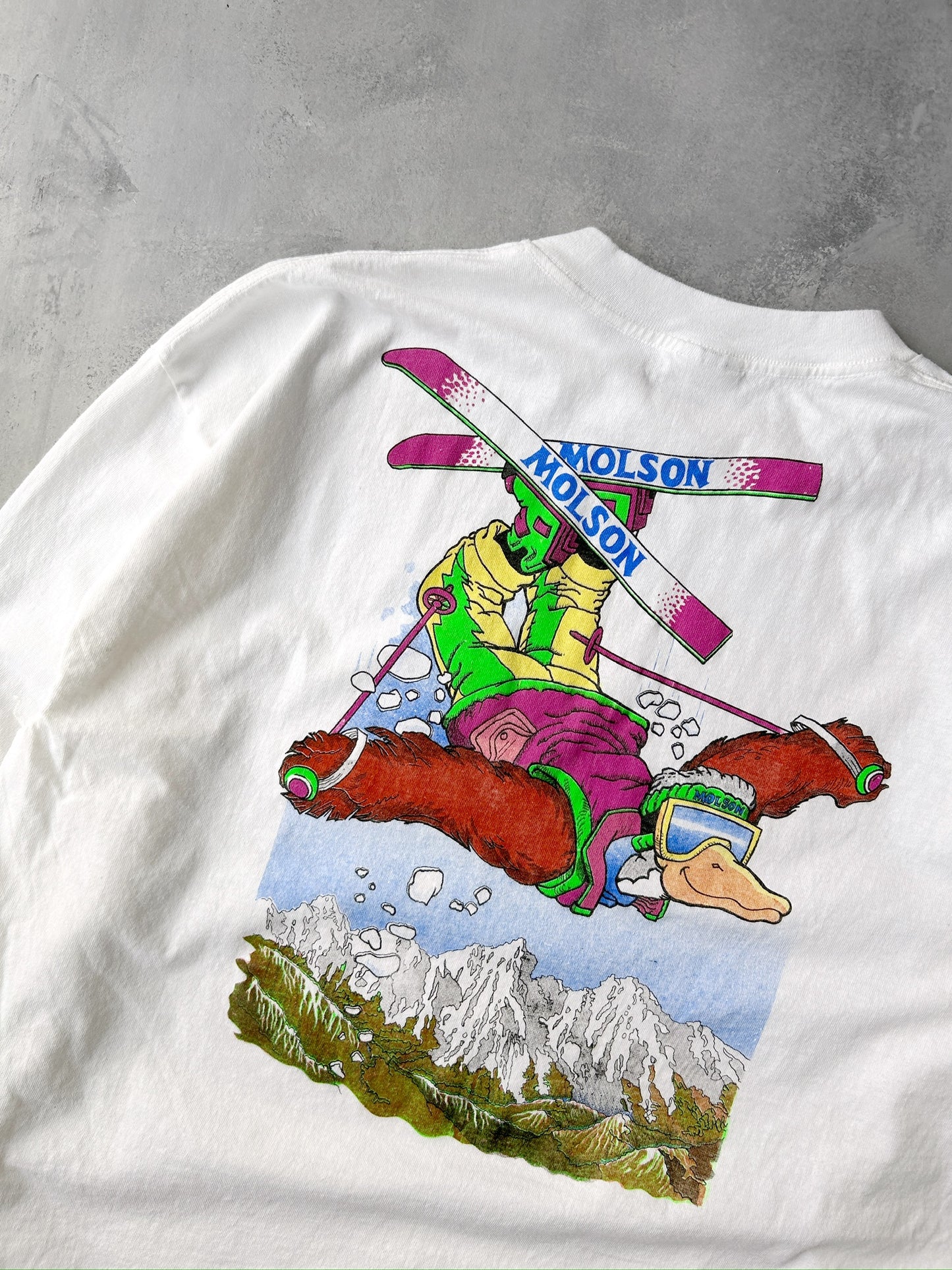 Molson Ski Challenge T-Shirt 90's - XL