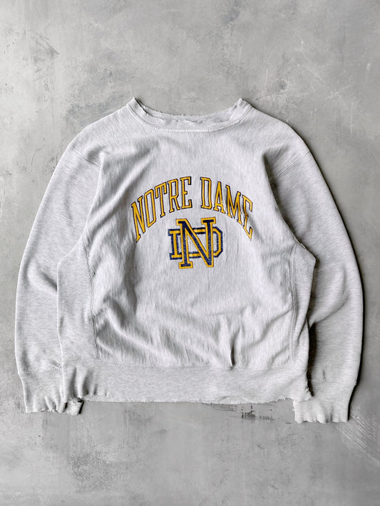 Notre Dame Sweatshirt 80's - Large