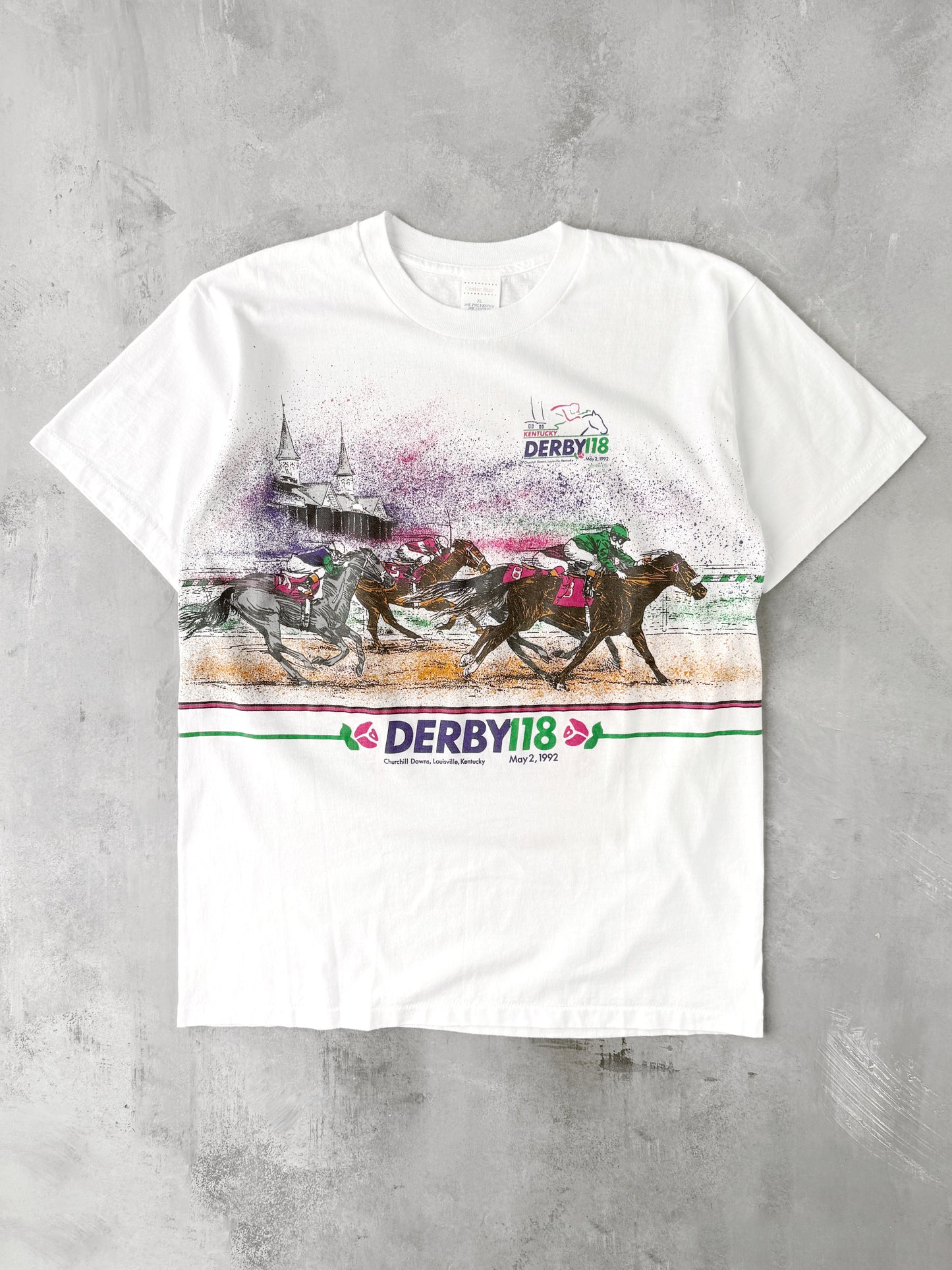 Kentucky Derby T-Shirt '92 - Large
