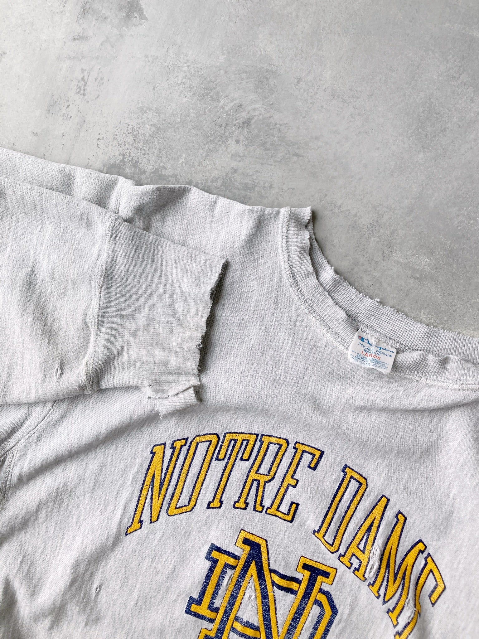 Notre Dame Sweatshirt 80's - Large