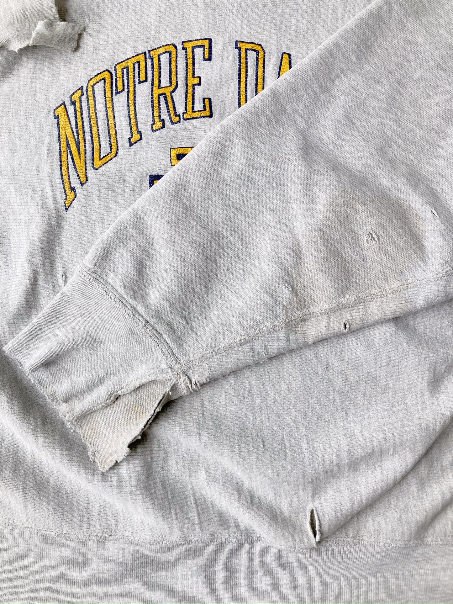 Notre Dame Sweatshirt 80's - Large