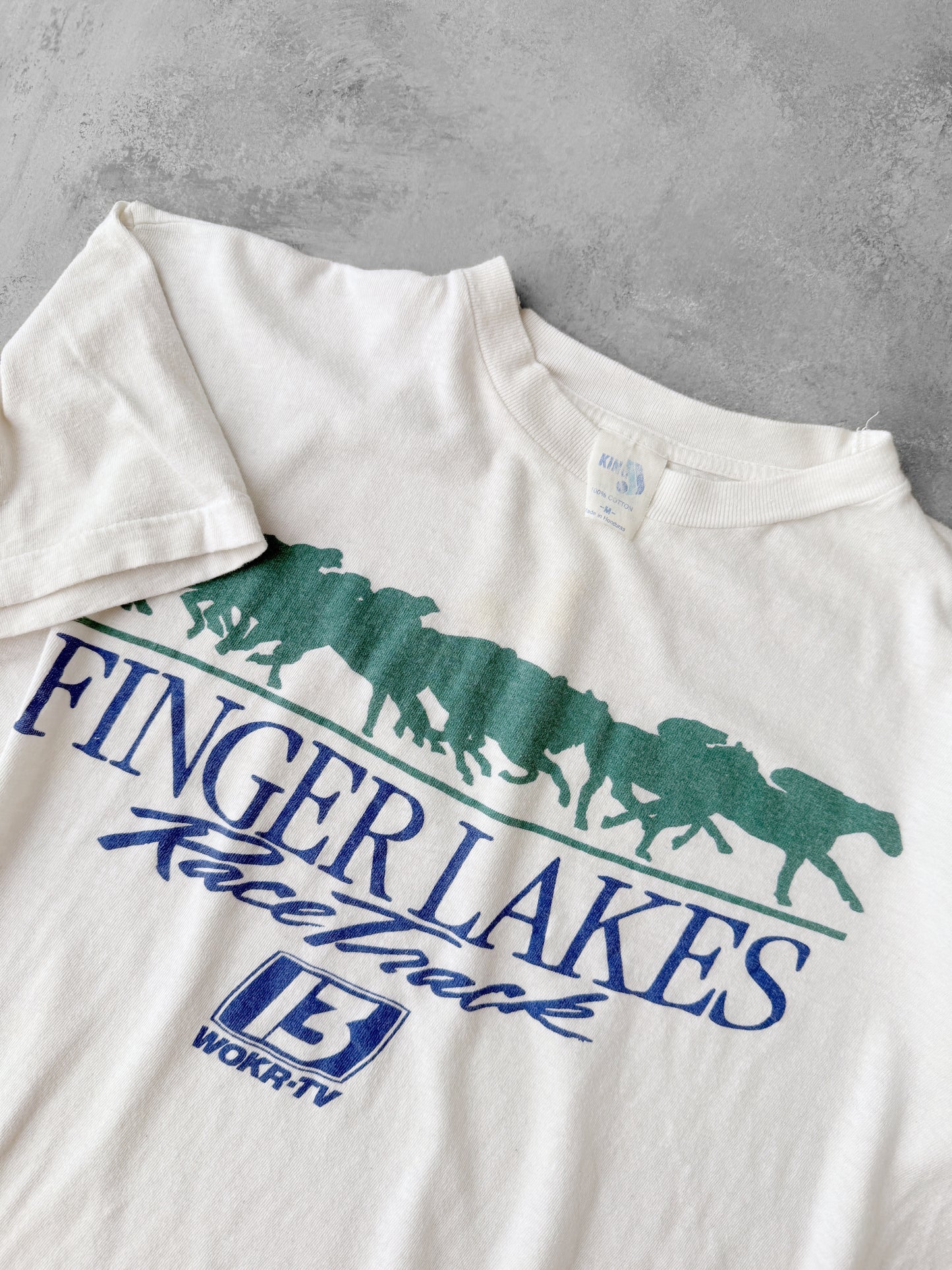 Finger Lakes Racetrack T-Shirt 90's - Small / Medium