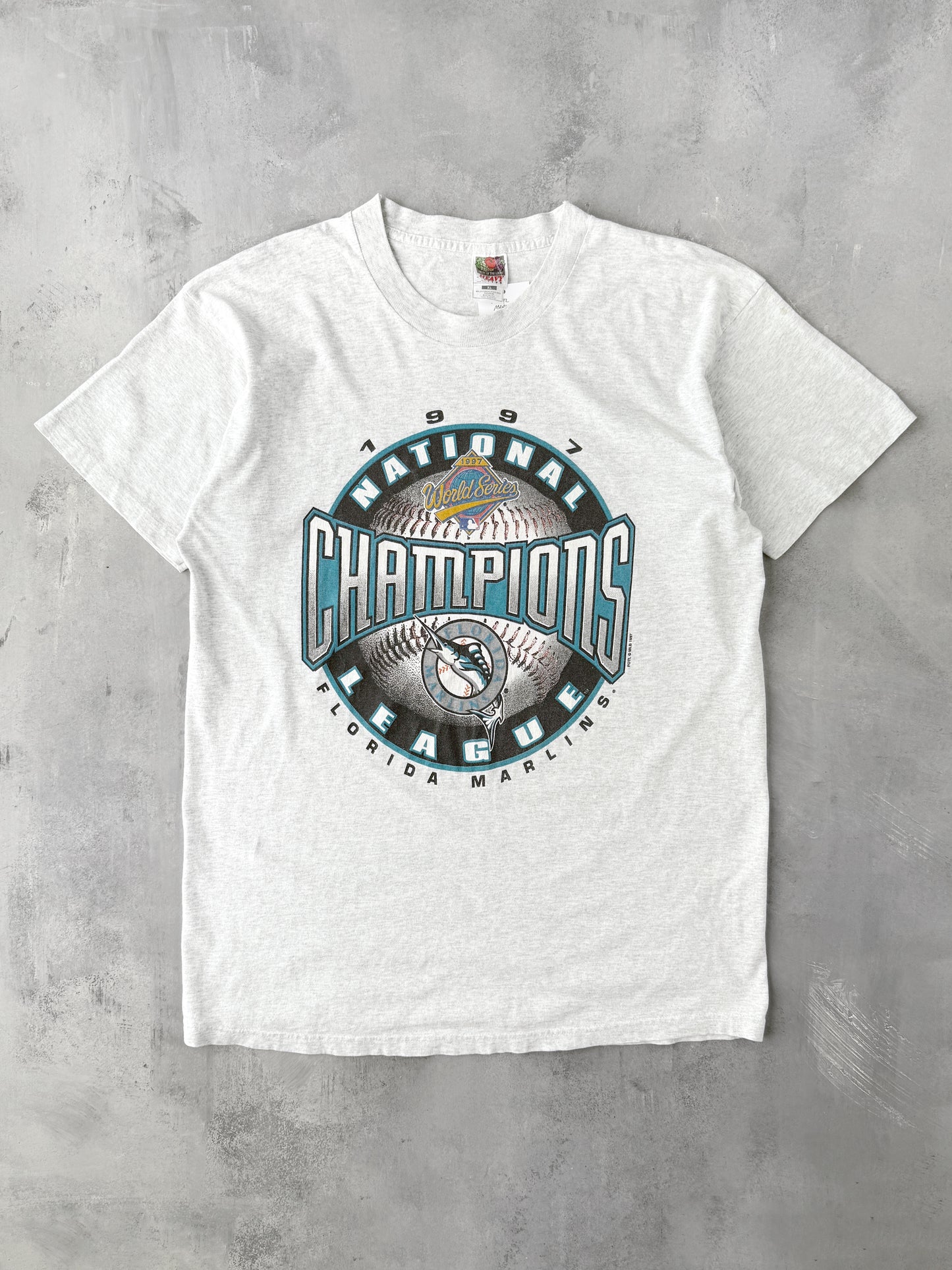 Florida Marlins World Series T-Shirt '97 - XL