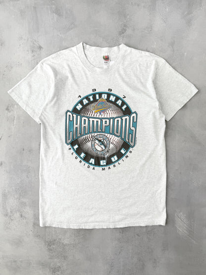 Florida Marlins World Series T-Shirt '97 - XL