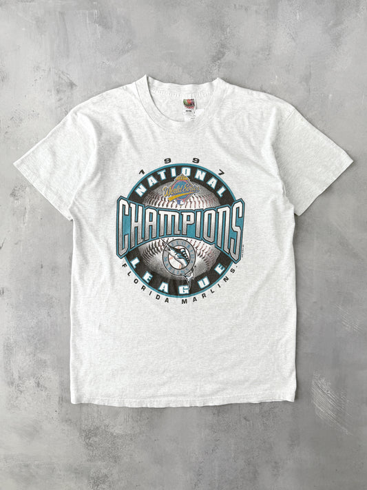 Florida Marlins World Series T-Shirt '97 - XL