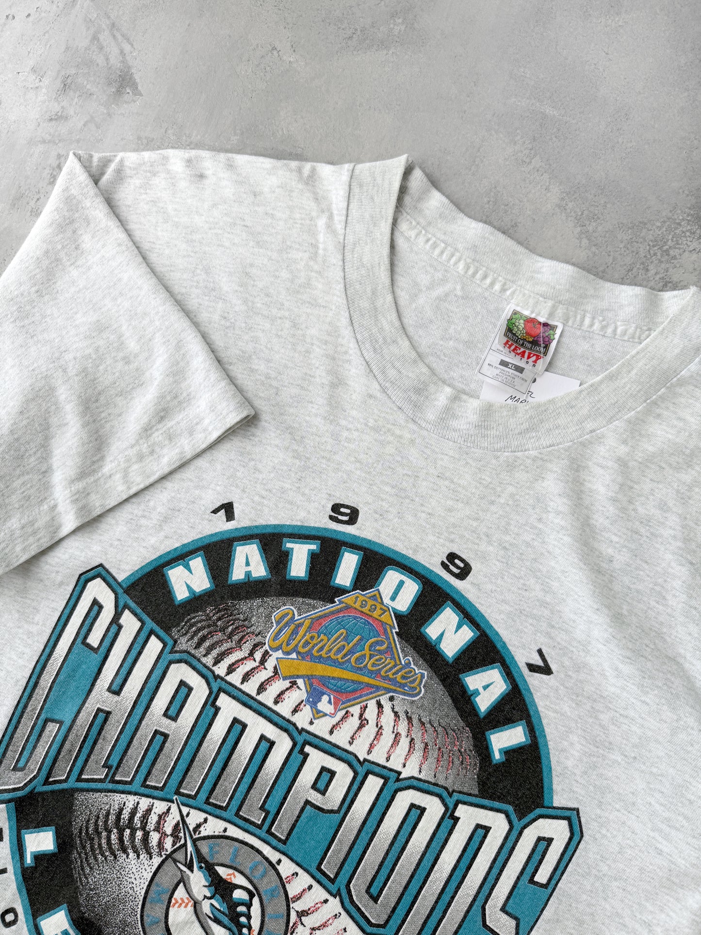 Florida Marlins World Series T-Shirt '97 - XL