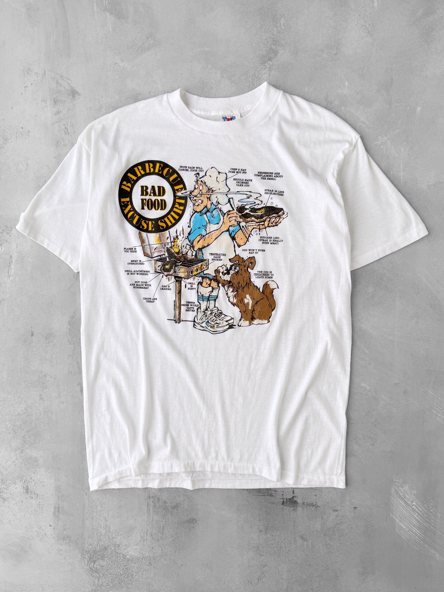 Barbecue Excuse Shirt 90's - Large