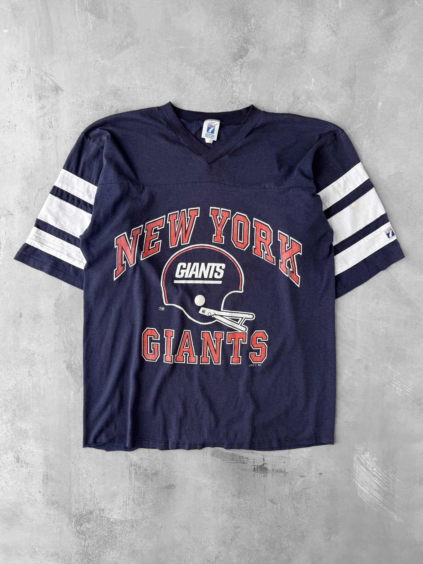 New York Giants Jersey T-Shirt 90's - Large