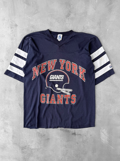 New York Giants Jersey T-Shirt 90's - Large