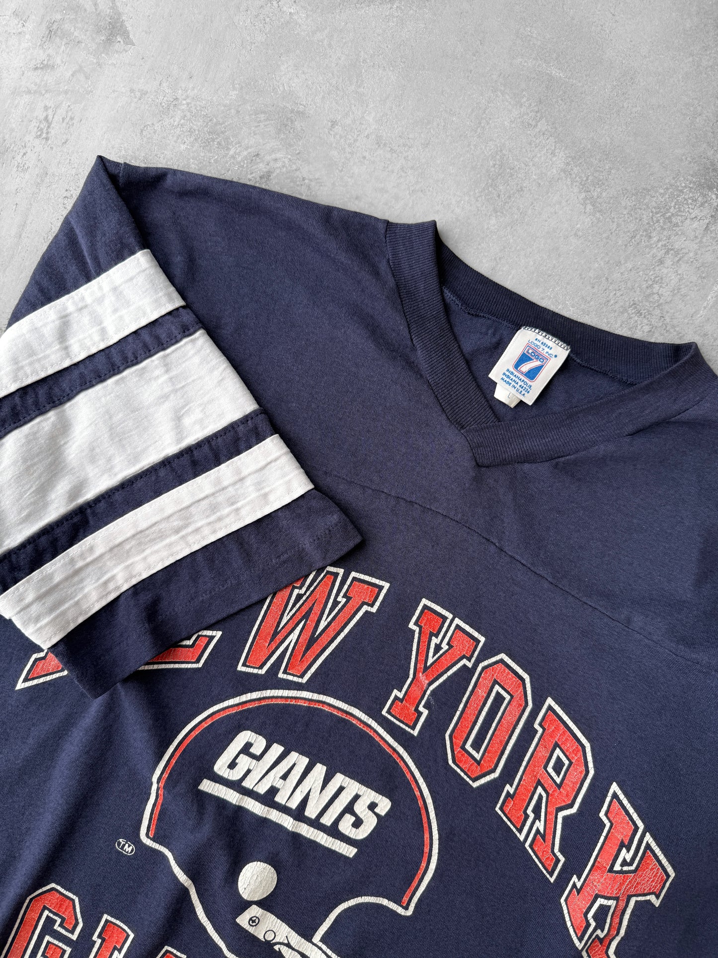 New York Giants Jersey T-Shirt 90's - Large