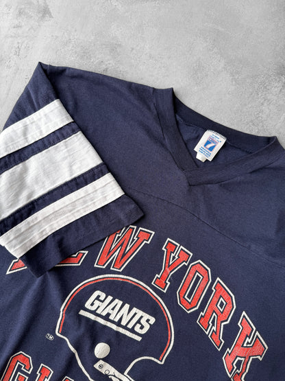 New York Giants Jersey T-Shirt 90's - Large