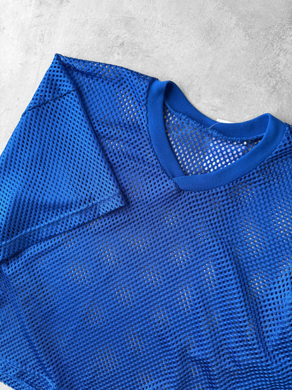 Boxy Blue Jersey 90's - Large