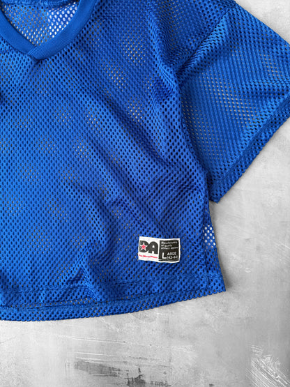 Boxy Blue Jersey 90's - Large