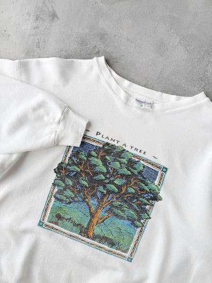 Plant a Tree Sweatshirt 90's - Medium