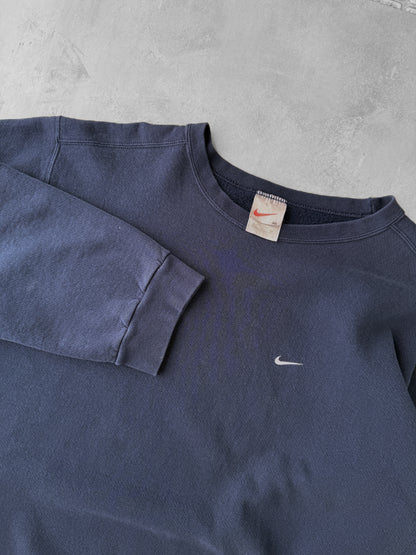 Navy Blue Nike Essential Sweatshirt 90's - XL