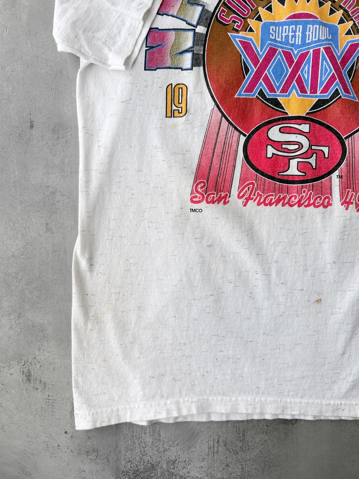 San Francisco 49ers Super Bowl T-Shirt '94 - Large