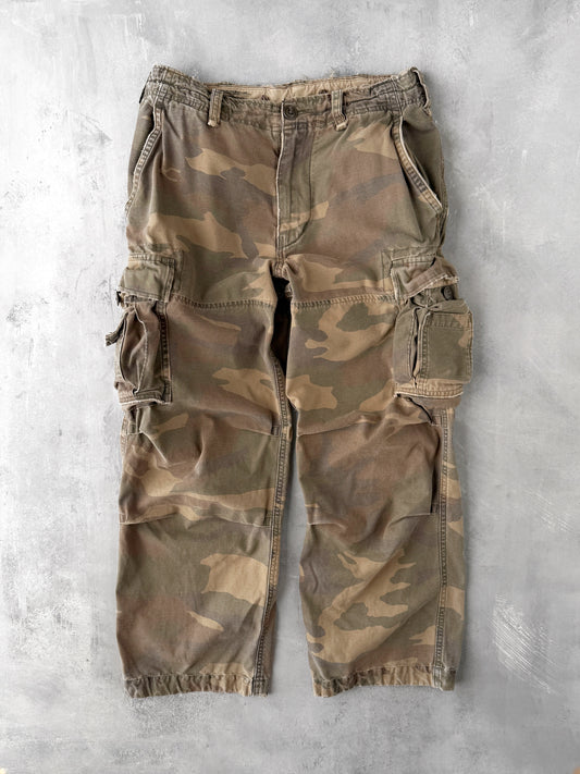 Abercrombie & Fitch Camo Cargo Pants Y2K - 31x28