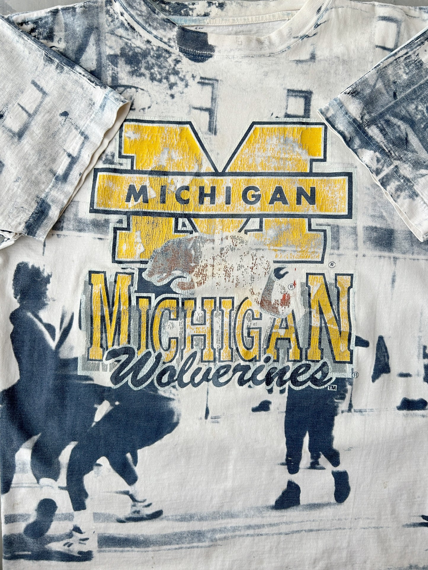 University of Michigan Basketball T-Shirt 90's - XL