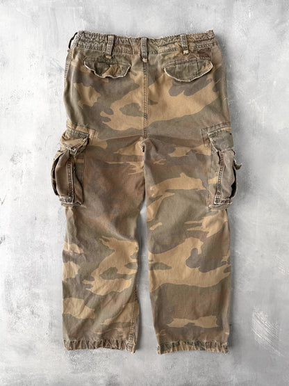 Abercrombie & Fitch Camo Cargo Pants Y2K - 31x28