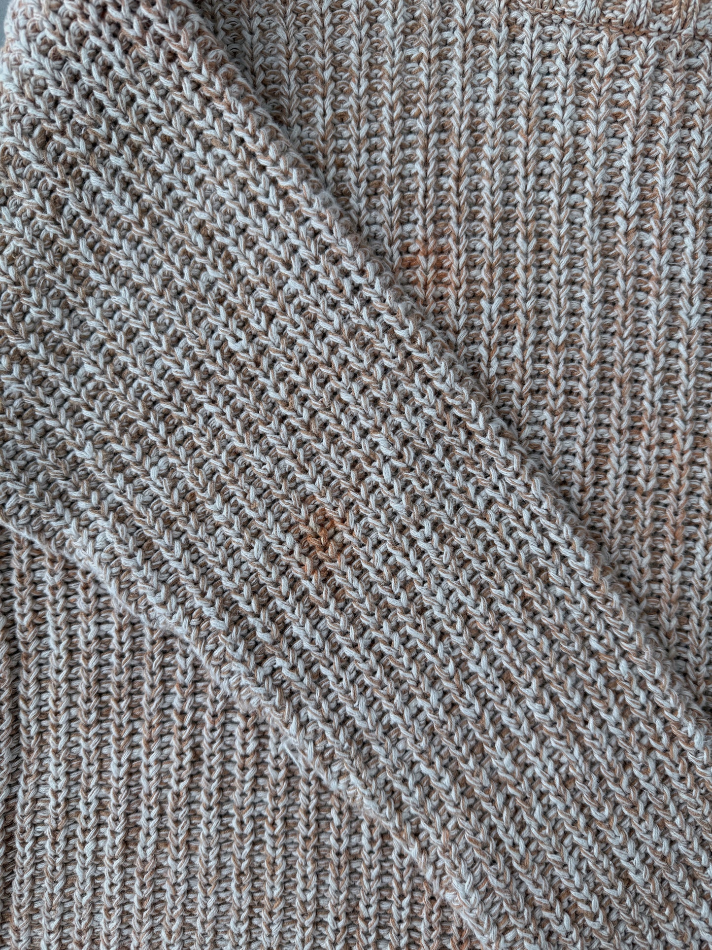 Marled Tan Sweater 90's - Small