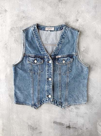Guess Denim Vest 80's - Large