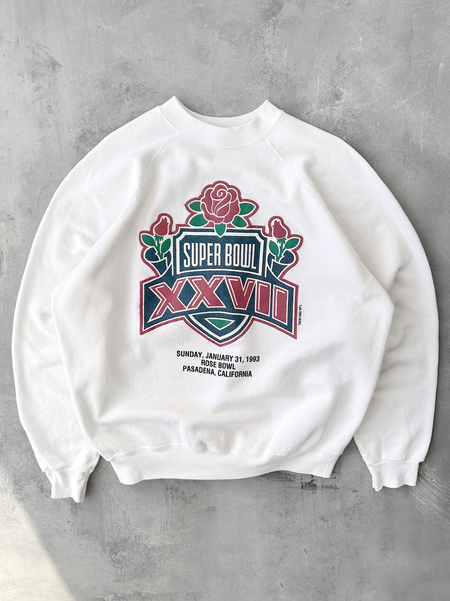 Super Bowl XXVII Sweatshirt '93 - XL