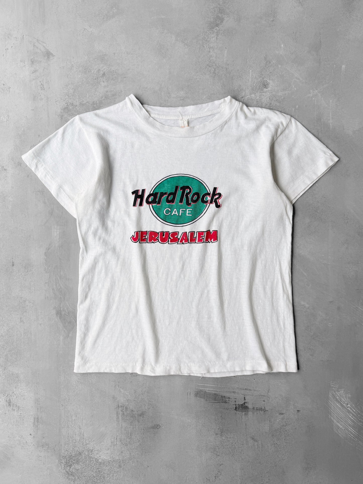 Hard Rock Cafe Jerusalem T-Shirt 70's - Medium