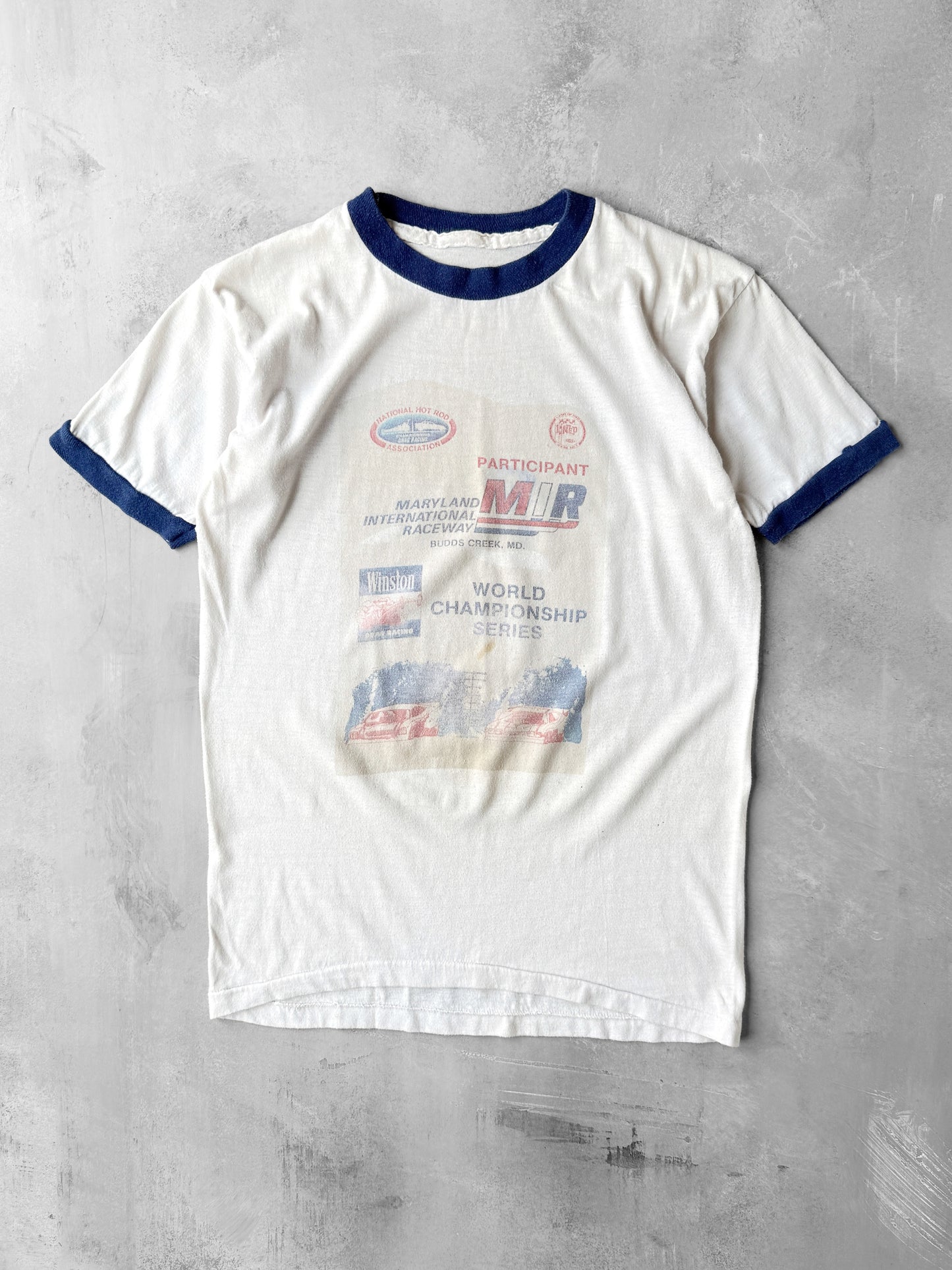Hot Rod Ringer T-Shirt 70's - Small