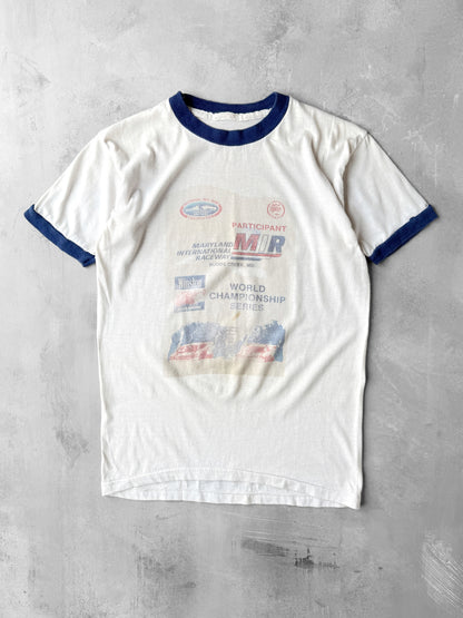 Hot Rod Ringer T-Shirt 70's - Small