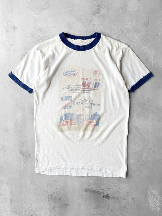 Hot Rod Ringer T-Shirt 70's - Small